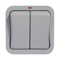 BG Storm Weatherproof 2G 2W Light Switch WP42