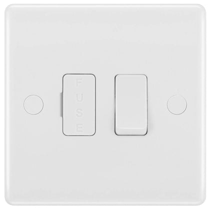 BG White Moulded 13A Switched Spur 850