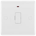 BG White Moulded 13A Unswitched Spur with Neon and Flex 857 Available from RS Electrical Supplies