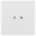 BG White Moulded 16A 1G Shuttered Euro Socket 897 Available from RS Electrical Supplies