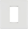 BG White Moulded 1G Euro Plate 8EMS1 Available from RS Electrical Supplies