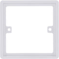BG White Moulded 1G Spacer Plate 817 Available from RS Electrical Supplies