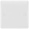 BG White Moulded 25A Flex Outlet Plate 858 Available from RS Electrical Supplies