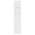 BG White Moulded 2G Architrave Switch 848 Available from RS Electrical Supplies