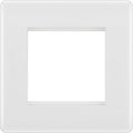 BG White Moulded 2G Euro Plate 8EMS2 Available from RS Electrical Supplies