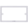 BG White Moulded 2G Spacer Plate 818 Available from RS Electrical Supplies