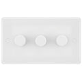 BG White Moulded 3G Dimmer Switch 883 Available from RS Electrical Supplies