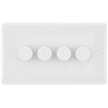 BG White Moulded 4G Dimmer Switch 884 Available from RS Electrical Supplies