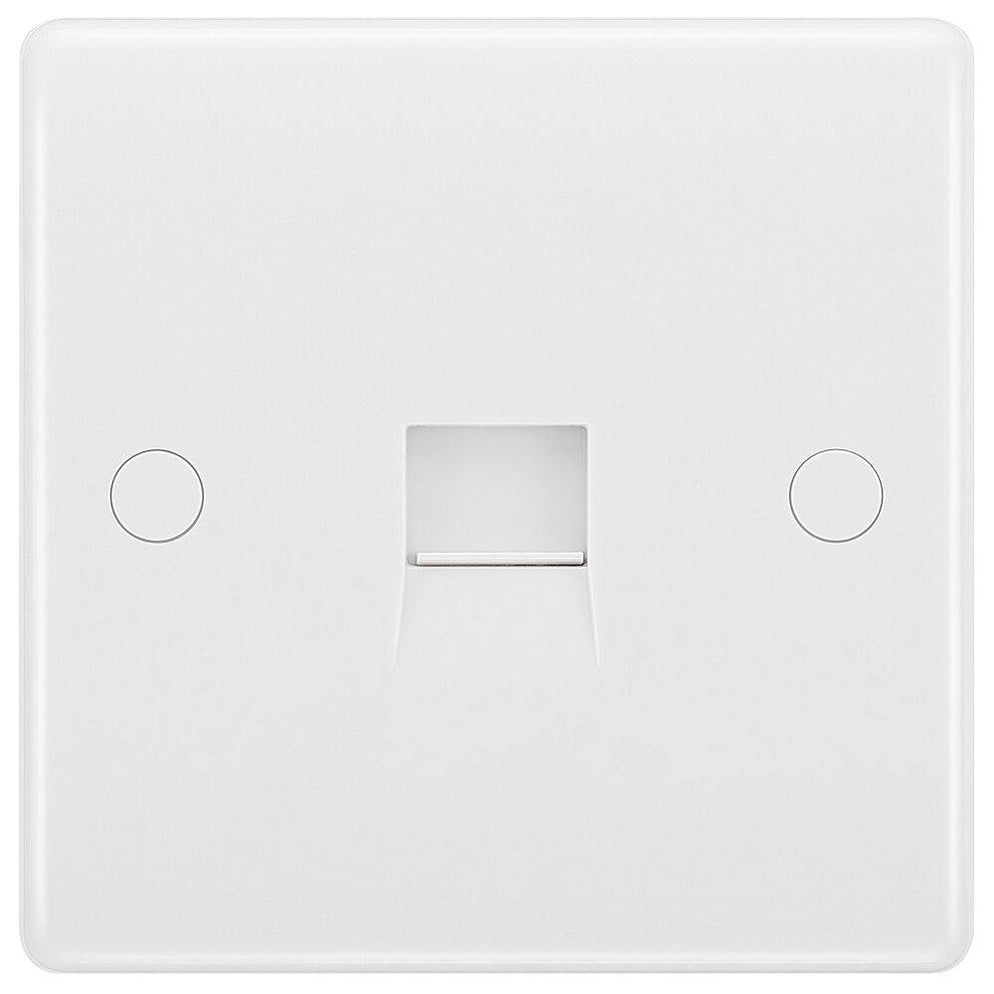 BG White Moulded Master Telephone Socket 8BTM/1 | RS Electrical Supplies