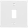 BG White Moulded PVC 1G Grid Plate R81 Available from RS Electrical Supplies
