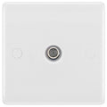 BG White Moulded Satellite Socket 864 Available from RS Electrical Supplies