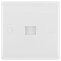 BG White Moulded Secondary Telepone Socket 8BTS/1 Available from RS Electrical Supplies