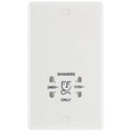 BG White Moulded Shaver Socket 820 Available from RS Electrical Supplies