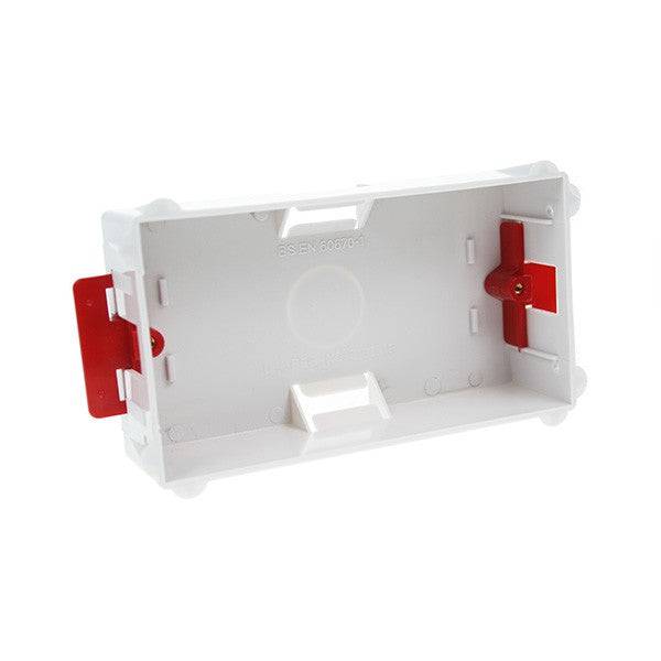 Deta Trimless Cavity Wall Double Dry Lining Box 35mm DB2548 Available from RS Electrical Supplies