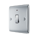 BG Nexus Metal Polished Chrome 20A Double Pole Switch with Neon NPC31 additional product image 2