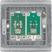 BG Nexus Metal Brushed Steel TV & Satellite Socket NBS65W additional product image 4