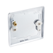 BG Nexus Metal Polished Chrome Single Blank Plate NPC94 additional product image 4