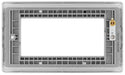BG Nexus Metal Brushed Steel 4G Euro Plate NBSEMR4 additional product image 4