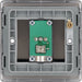 BG Nexus Metal Black Nickel Co-axial Socket NBN60B back side Available from RS Electrical Supplies