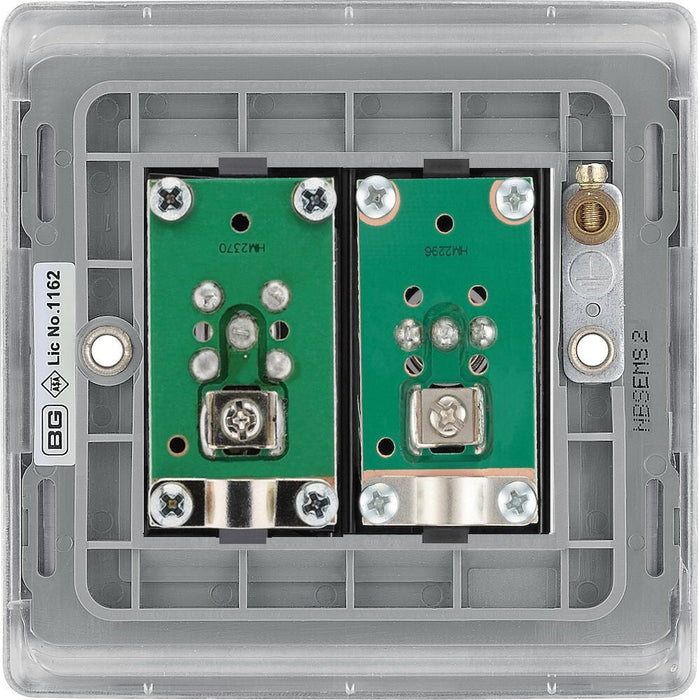 BG Nexus Metal Brushed Steel TV & Satellite Socket NBS65B additional product image 4