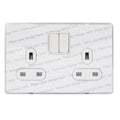 Schneider Ultimate Clear 13A Double Socket GGBGU3420CLRR