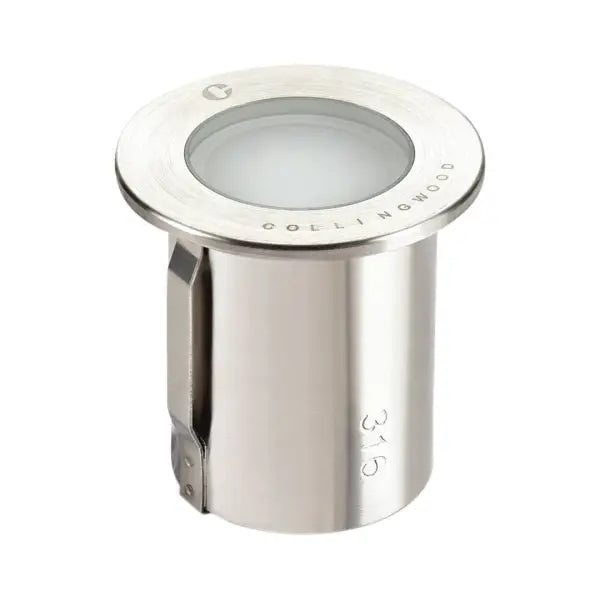 Collingwood Mini Round Marker Ground Light, Stainless Steel GL018C