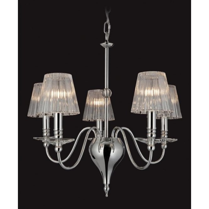 Firstlight Grace 5 Light Pendant Fitting Chrome 8211CH