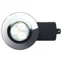 Halers Fire Rated LED Straight Downlight Chrome, Warm White DL/CR/F/WW