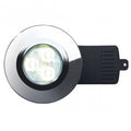 Halers Dimmable Chrome LED Straight Downlight Silver, Warm White DL/CR/F/WW/DIM