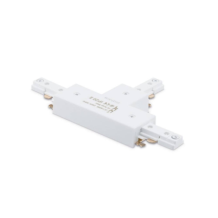 JCC Mainline Mains Track T-Connector White JC14006WH