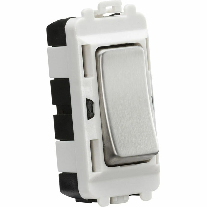 Knightsbridge 20AX Intermediate Switch, Brushed Chrome GDM005BC