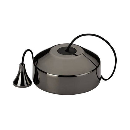 Knightsbridge 10AX 2 Way Pull Cord Switch Black Nickel 8300BN