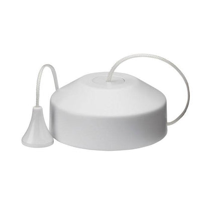 Knightsbridge 10AX 2 Way Pull Cord Switch Matt White 8300MW