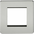 Knightsbridge 2G Modular Faceplate, Polished Chrome SF2GPC