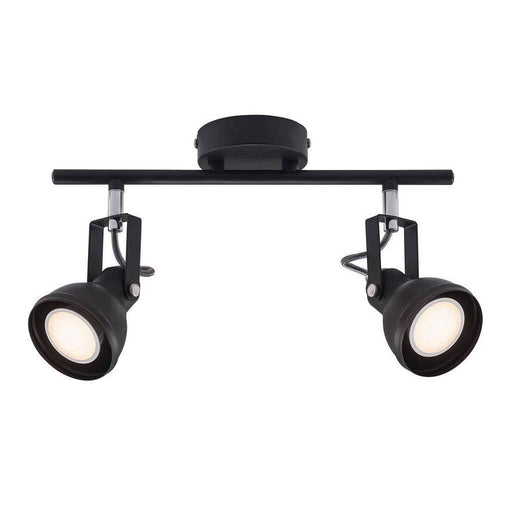 Nordlux Aslak Double Ceiling Spotlight Black 45730103 Available from RS Electrical Supplies