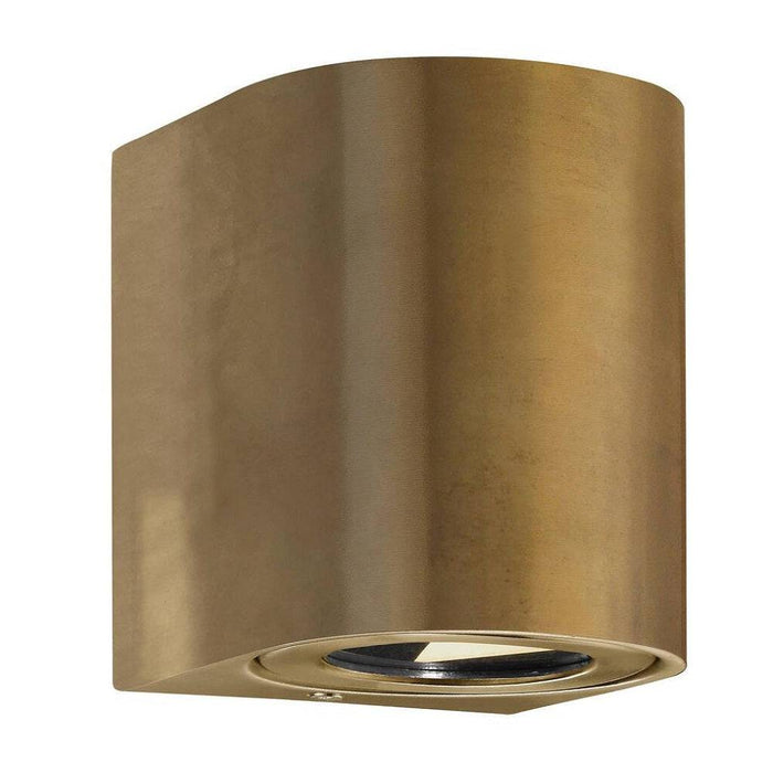 Nordlux CANTO 2 Brass Outdoor Wall Light 49701035 Available from RS Electrical Supplies