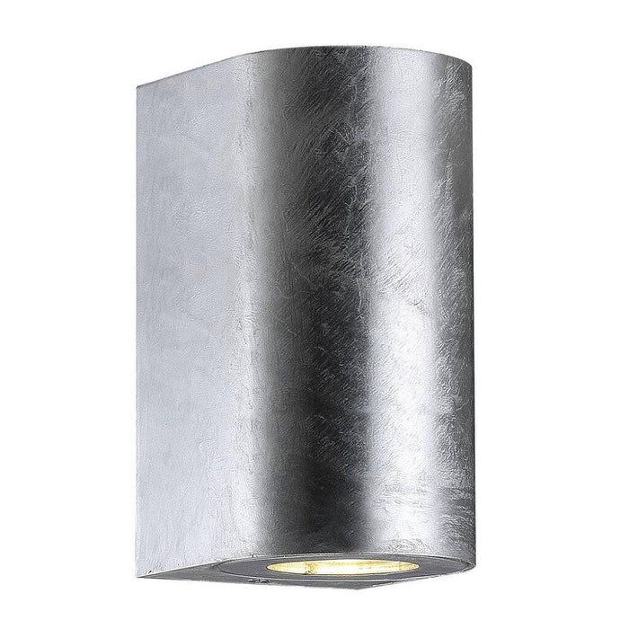 Nordlux CANTO Maxi 2 Galvanised Steel Outdoor Wall Light 49721031 Available from RS Electrical Supplies