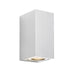 Nordlux CANTO Maxi Kubi 2 White Outdoor Wall Light 49731001 Available from RS Electrical Supplies