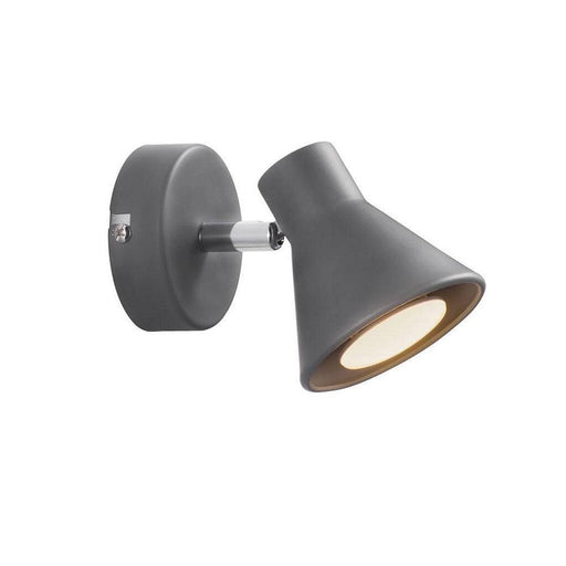 Nordlux Eik Grey Wall Light 45761010 Available from RS Electrical Supplies
