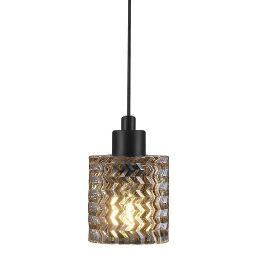 Nordlux Hollywood Pendant with Amber Glass 46483027 Available from RS Electrical Supplies