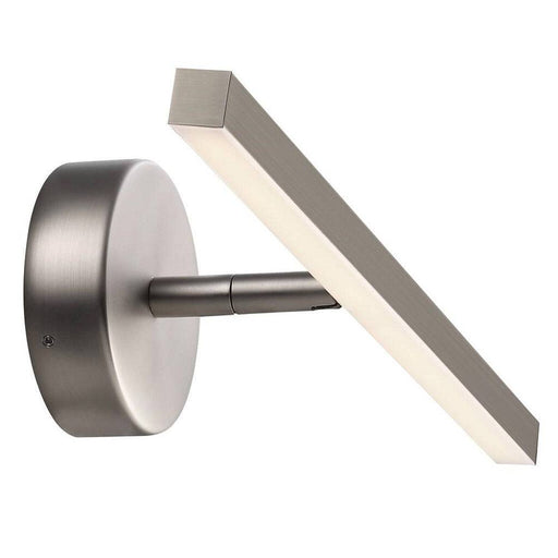 Nordlux IP S13 Bathroom Wall Light Brushed Steel 40 LED 83061032 Available from RS Electrical Supplies