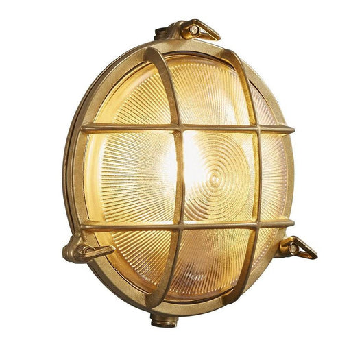 Nordlux Polperro Outdoor Wall Light Brass 49021035 Available from RS Electrical Supplies