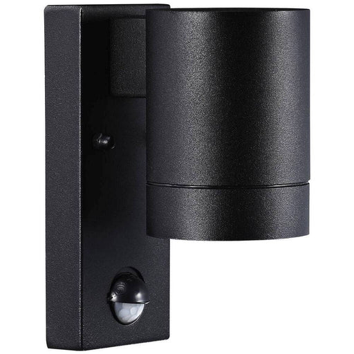 Nordlux Tin Maxi Black Sensor Outdoor Wall Light 21509103 Available from RS Electrical Supplies