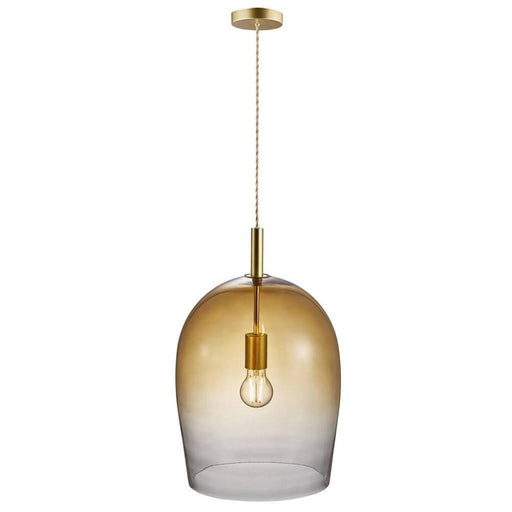 Nordlux Uma 30 Amber Glass Pendant 2112733027 Available from RS Electrical Supplies