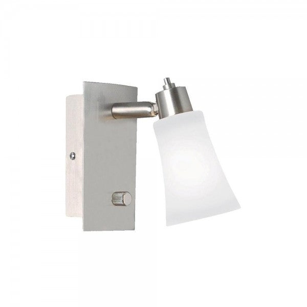 Nordlux Gibraltar Wall Light With Dimmer, Opal White 59109901