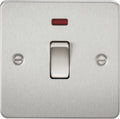 Knightsbridge 1G 20A DP Switch With Neon, Brushed Chrome SF8341NBC
