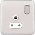 Schneider Lisse Deco Stainless Steel 15A Socket GGBL3090WSSSAvailable from RS Electrical 