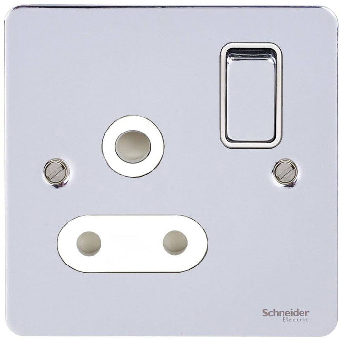 Schneider Ultimate Flat Plate Polished Chrome 15A Socket GU3290WPC