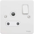 Schneider Ultimate Flat Plate White Metal 15A Socket GU3290WPW