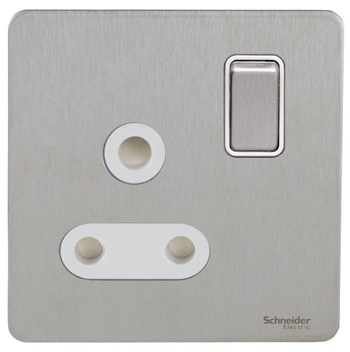 Schneider Ultimate Screwless Stainless Steel 15A Socket GU3490WSS